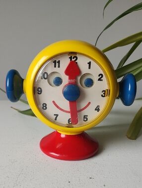 Vintage Made In Holland Ambi Toys Tick Tock Clock